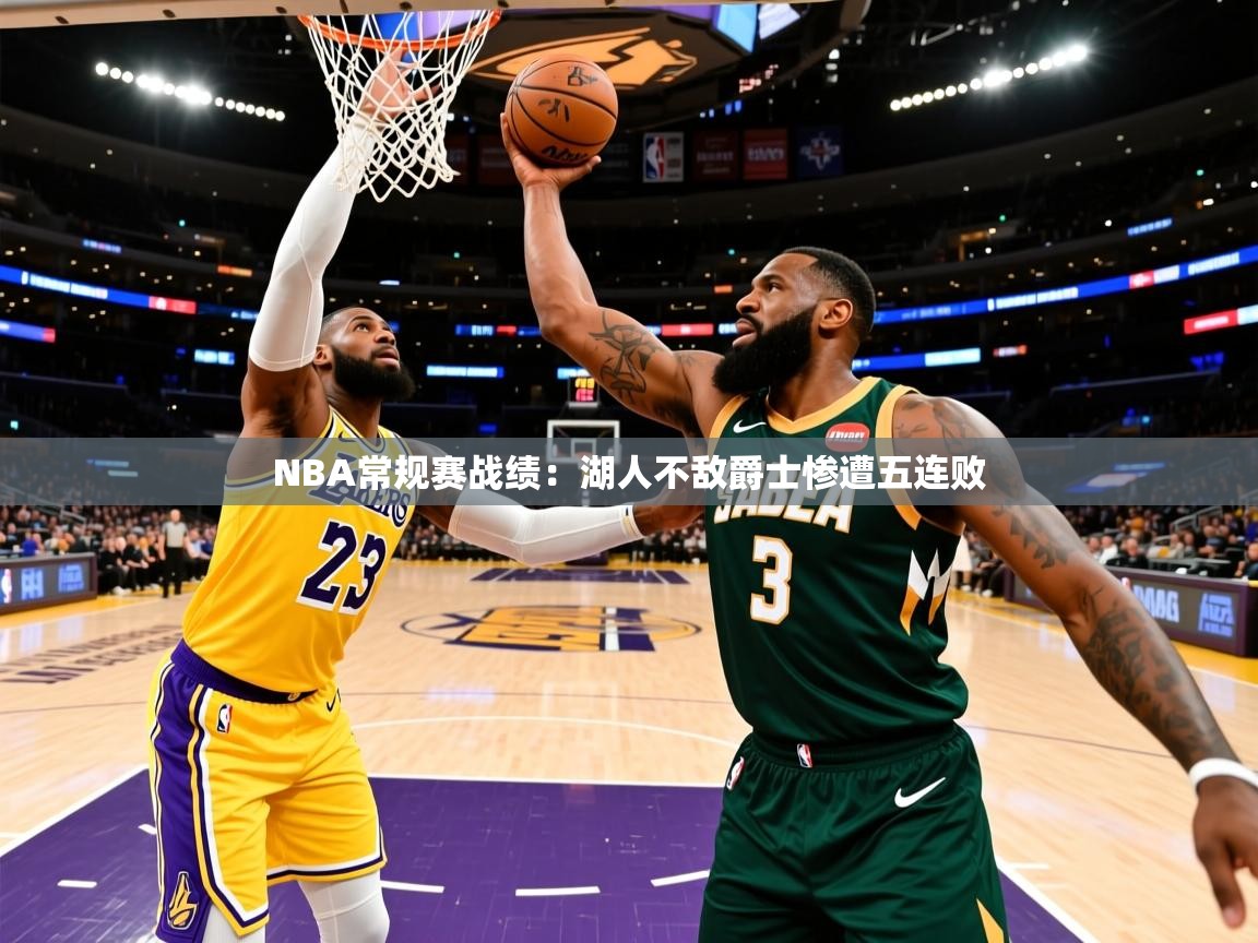 NBA常规赛战绩:湖人不敌爵士惨遭五连败 第1张