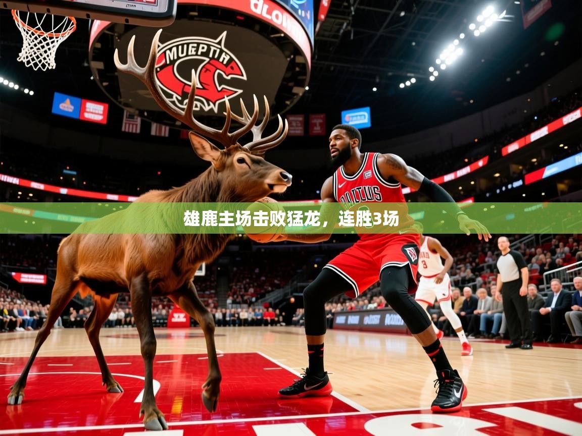 雄鹿主场击败猛龙，连胜3场  第1张