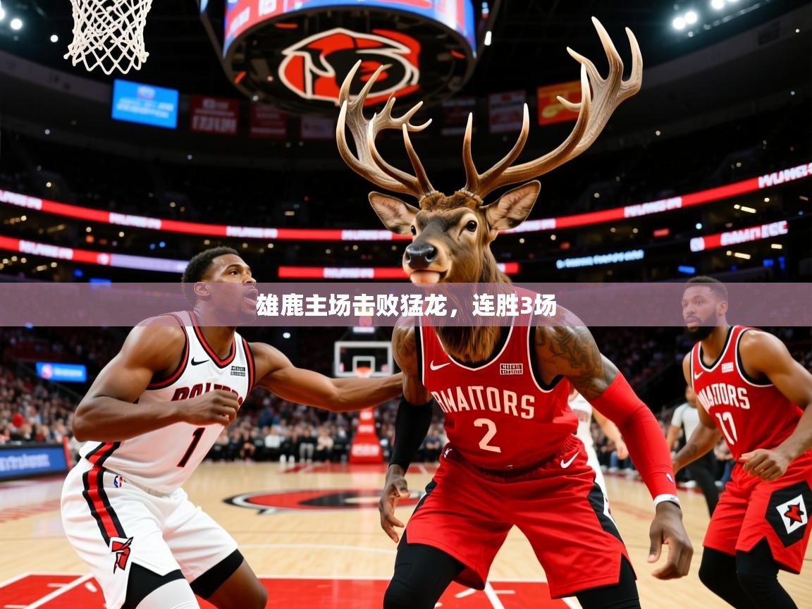 雄鹿主场击败猛龙，连胜3场  第2张